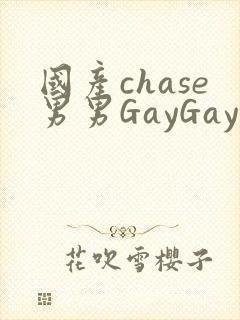 国产chase男男GayGay