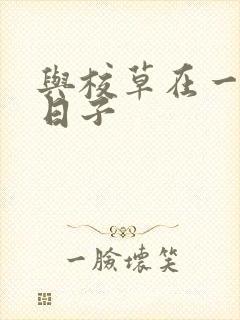 与校草在一起的日子