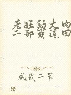 老旺的大肉蟒第二部霸道回归小说