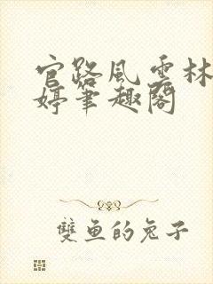 官路风云林海姜婷笔趣阁