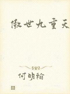 傲世九重天小说