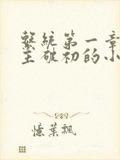 系统第一章给宿主破初的小说
