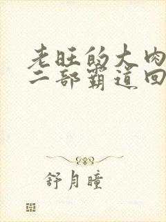 老旺的大肉蟒第二部霸道回归小说