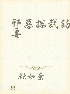 邪恶总裁的娇宠妻