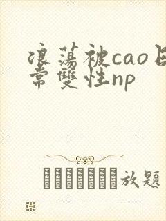 浪荡被cao日常双性np