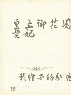 皇上御花园中要爱妃