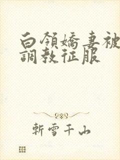 白领娇妻被老板调教征服