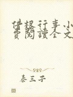 借根行事小说免费阅读全文在线阅笔趣无弹窗