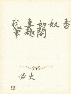 我妻如奴番外篇笔趣阁
