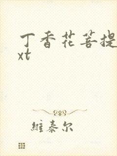 丁香花菩提树txt