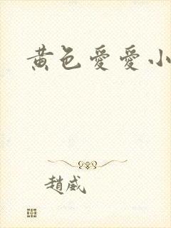 黄色爱爱小说