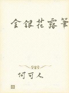 金银花露笔趣阁