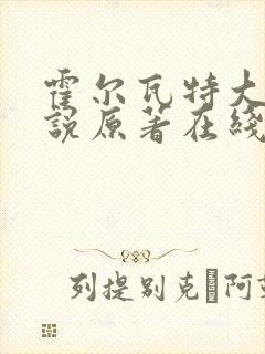 霍尔瓦特大街小说原著在线阅读