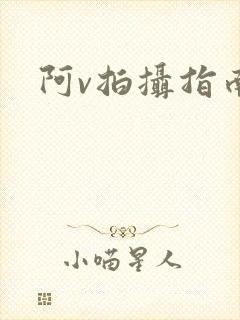 阿v拍摄指南
