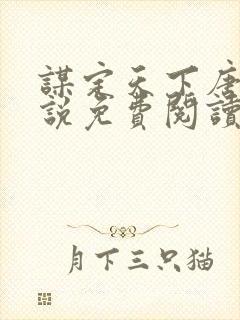 谋定天下唐诚小说免费阅读