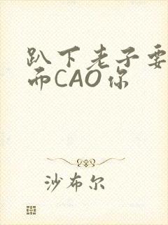 趴下老子要从后面CAO你