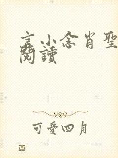 言小念肖圣免费阅读