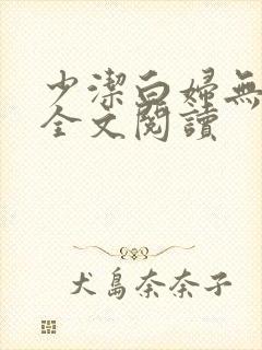 少洁白妇无删减全文阅读