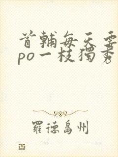 首辅每天要不够po一枝独秀全文