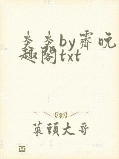 炎炎by霁晚笔趣阁txt