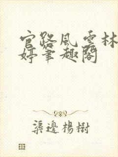 官路风云林海姜婷笔趣阁