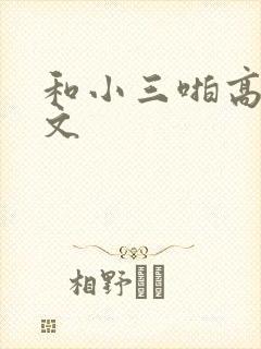 和小三啪高辣h文