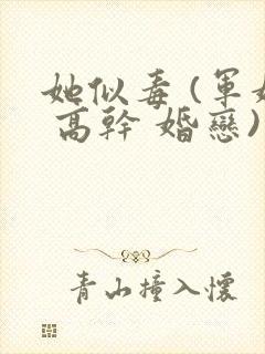 她似毒 (军婚 高干 婚恋)完结