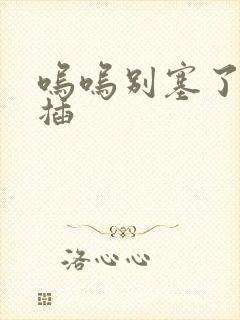 呜呜别塞了啊抽插