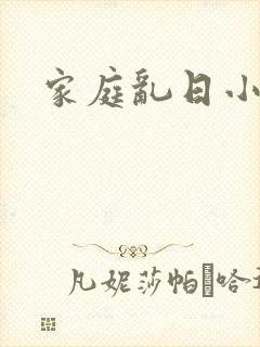 家庭乱日小说