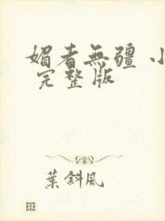 媚者无疆 小说 完整版