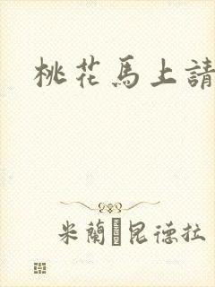 桃花马上请长缨