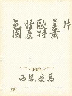 色情欧美片午夜国产特黄