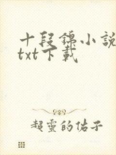 十段锦小说全本txt下载