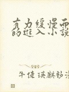 有力缓慢而坚定的进入小说