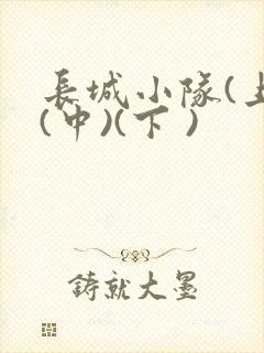 长城小队(上)(中)(下 )