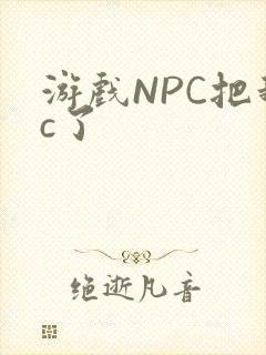 游戏NPC把我c了