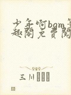 少年啊bgm笔趣阁免费阅读全文下载