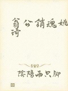 翁公销魂姚瑶琦琦