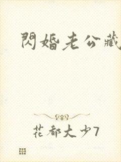 闪婚老公藏不住