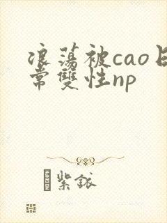 浪荡被cao日常双性np