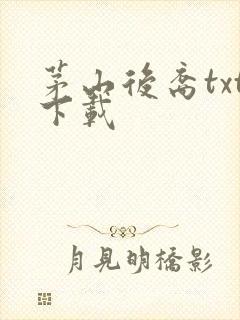 茅山后裔txt下载