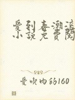 爱到春潮滚滚来小说免费阅读