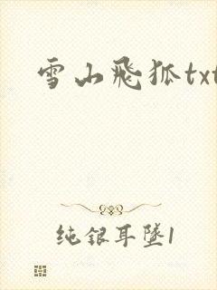雪山飞狐txt