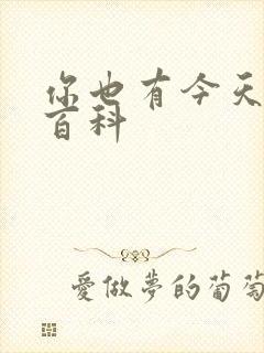 你也有今天百度百科