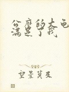 公么的大龟强大满足了我