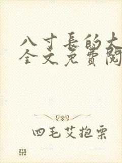 八寸长的大宝贝全文免费阅读