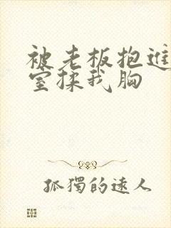 被老板抱进办公室揉我胸