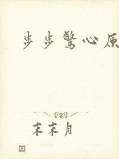 步步惊心原著