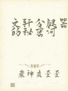 文轩分腿器河马的秘密河