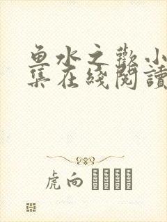 鱼水之欢小说全集在线阅读